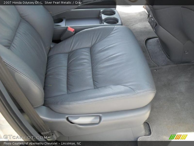 Silver Pearl Metallic / Gray 2007 Honda Odyssey EX-L