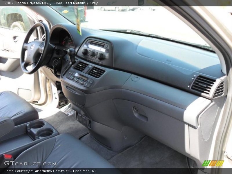 Silver Pearl Metallic / Gray 2007 Honda Odyssey EX-L
