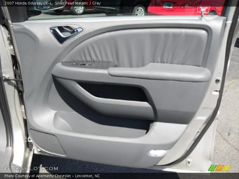 Silver Pearl Metallic / Gray 2007 Honda Odyssey EX-L