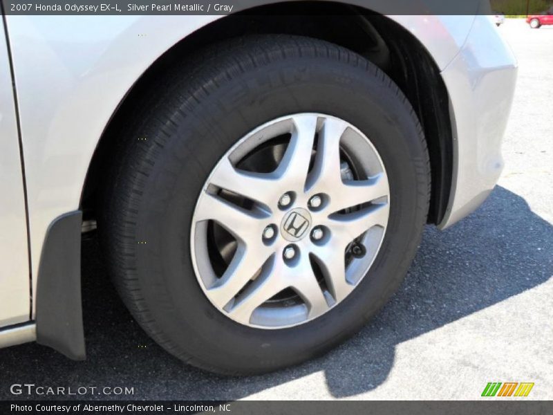 Silver Pearl Metallic / Gray 2007 Honda Odyssey EX-L