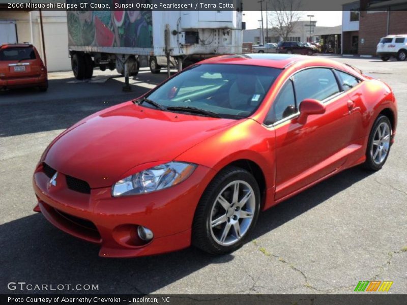 Sunset Orange Pearlescent / Terra Cotta 2006 Mitsubishi Eclipse GT Coupe