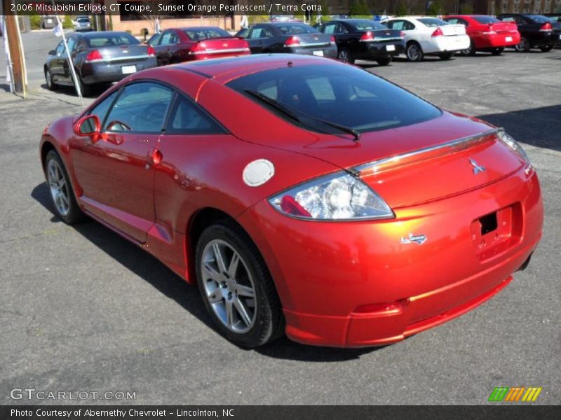 Sunset Orange Pearlescent / Terra Cotta 2006 Mitsubishi Eclipse GT Coupe