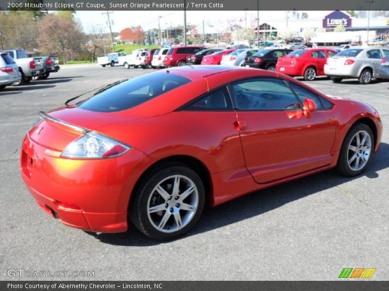 Sunset Orange Pearlescent / Terra Cotta 2006 Mitsubishi Eclipse GT Coupe