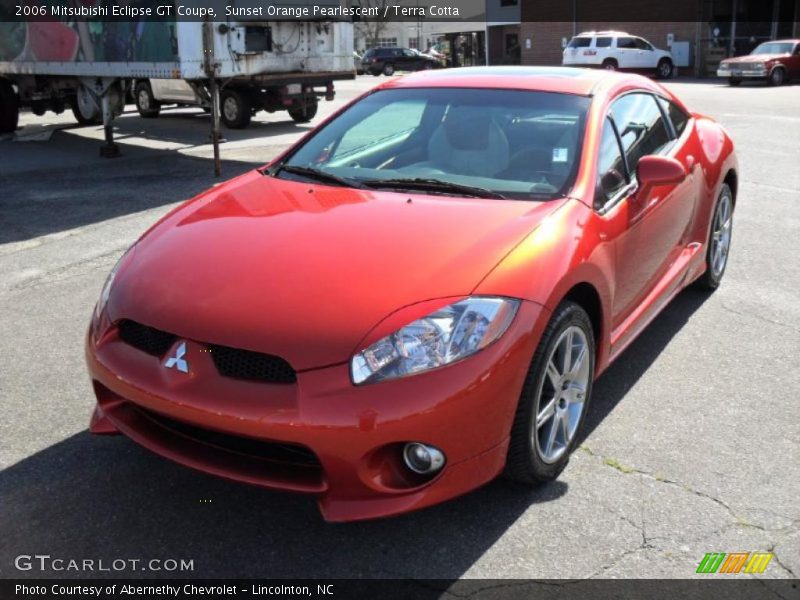 Sunset Orange Pearlescent / Terra Cotta 2006 Mitsubishi Eclipse GT Coupe