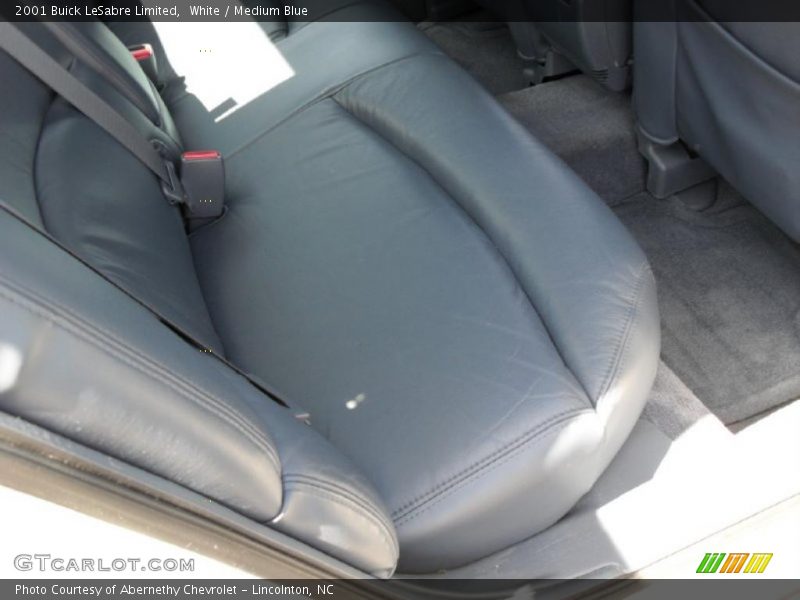 White / Medium Blue 2001 Buick LeSabre Limited
