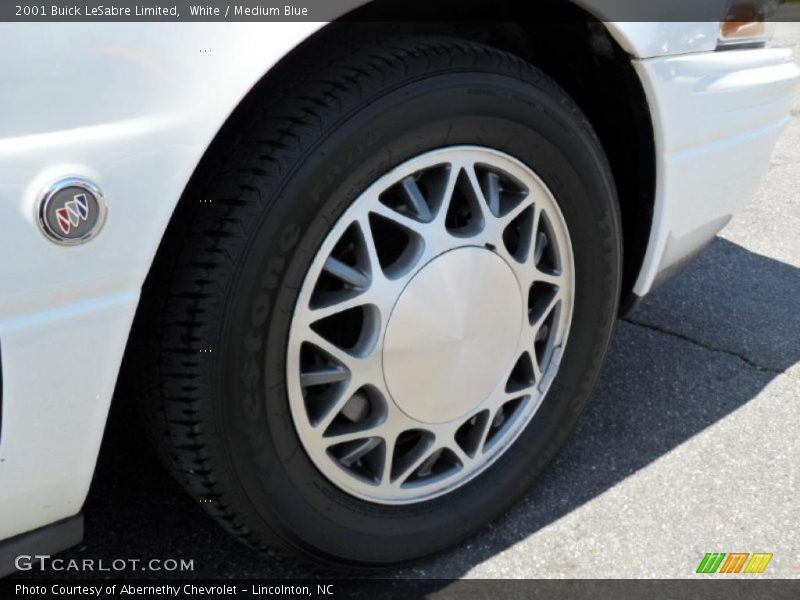 White / Medium Blue 2001 Buick LeSabre Limited