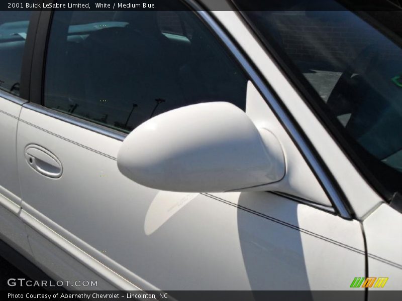 White / Medium Blue 2001 Buick LeSabre Limited