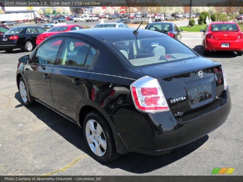 Super Black / Charcoal/Steel 2008 Nissan Sentra 2.0