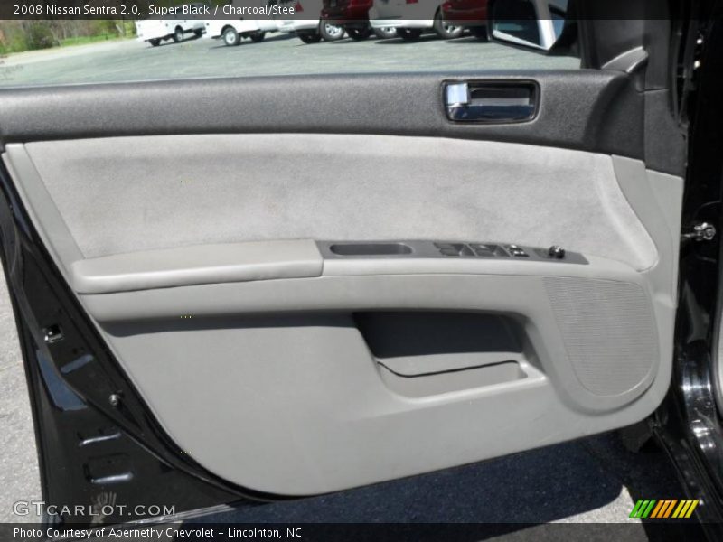 Super Black / Charcoal/Steel 2008 Nissan Sentra 2.0