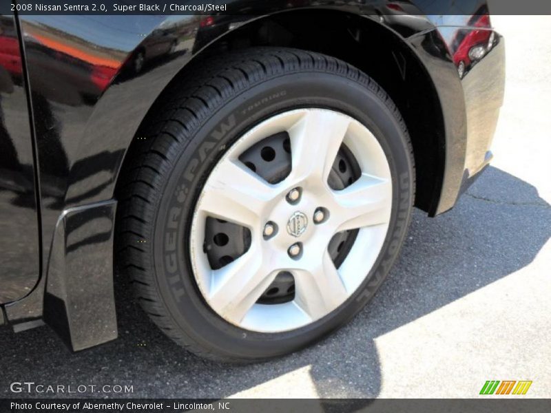 Super Black / Charcoal/Steel 2008 Nissan Sentra 2.0