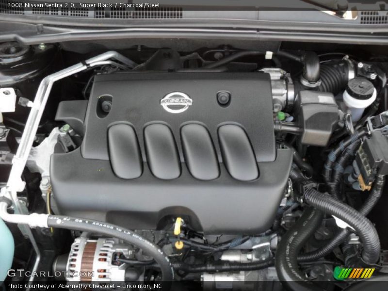 Super Black / Charcoal/Steel 2008 Nissan Sentra 2.0