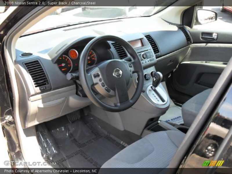 Super Black / Charcoal/Steel 2008 Nissan Sentra 2.0