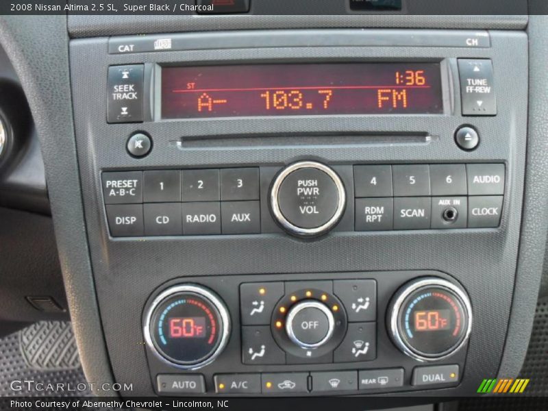 Super Black / Charcoal 2008 Nissan Altima 2.5 SL