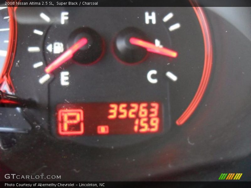 Super Black / Charcoal 2008 Nissan Altima 2.5 SL