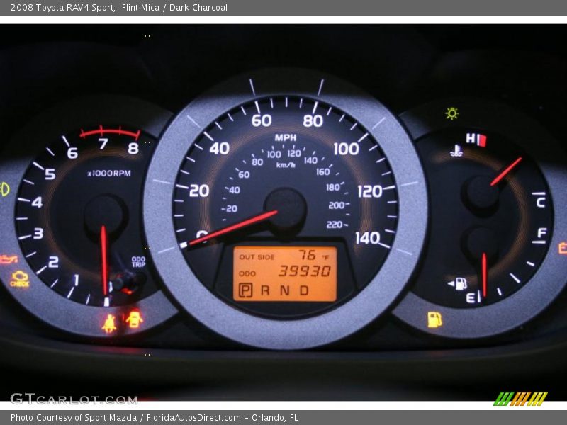 Flint Mica / Dark Charcoal 2008 Toyota RAV4 Sport