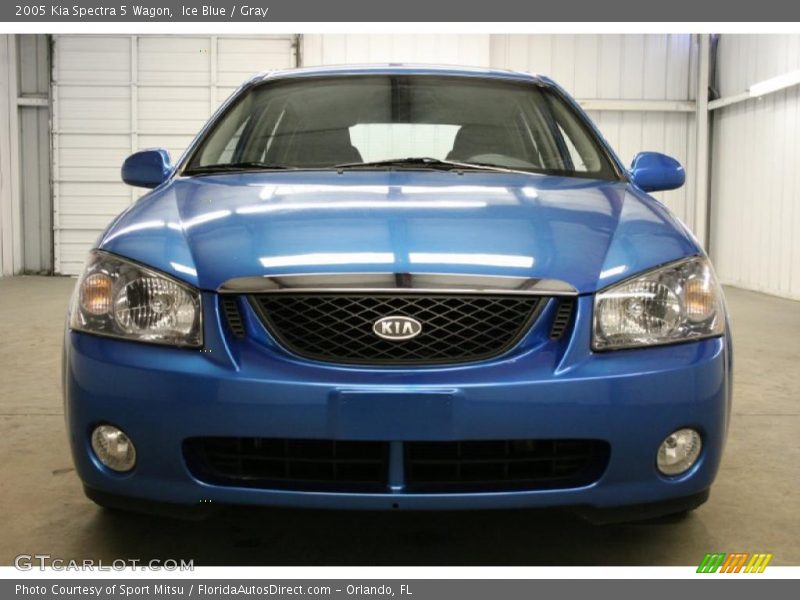 Ice Blue / Gray 2005 Kia Spectra 5 Wagon