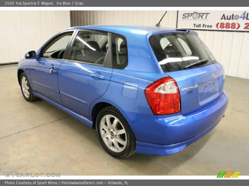 Ice Blue / Gray 2005 Kia Spectra 5 Wagon