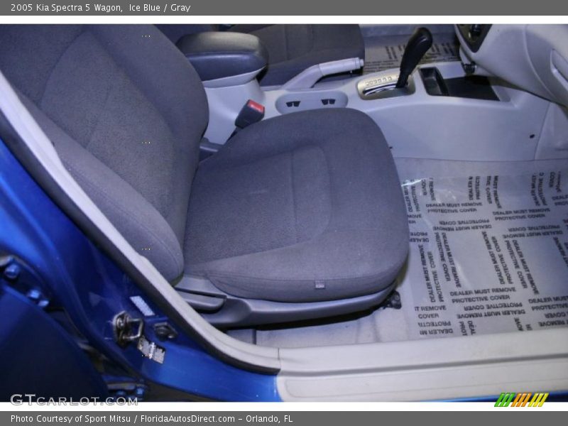 Ice Blue / Gray 2005 Kia Spectra 5 Wagon