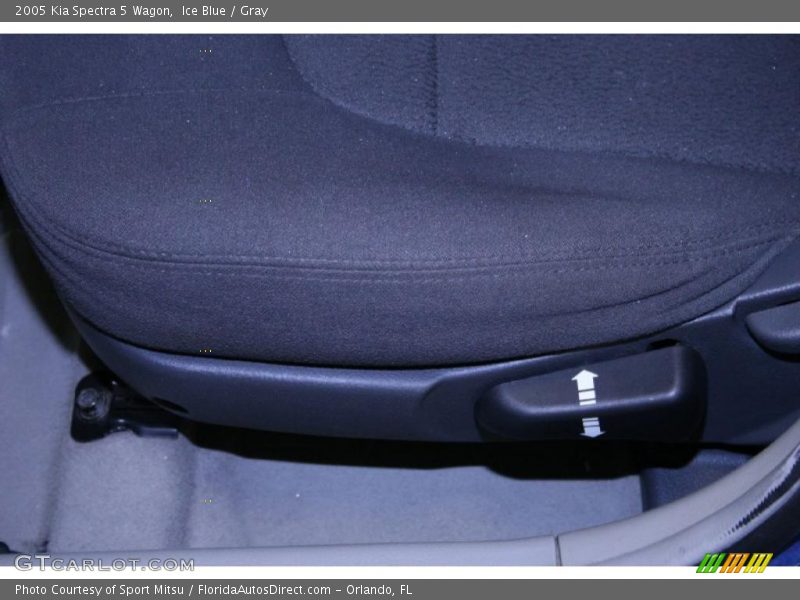 Ice Blue / Gray 2005 Kia Spectra 5 Wagon