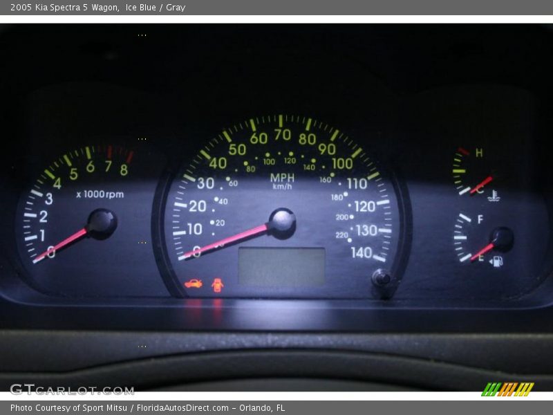 Ice Blue / Gray 2005 Kia Spectra 5 Wagon