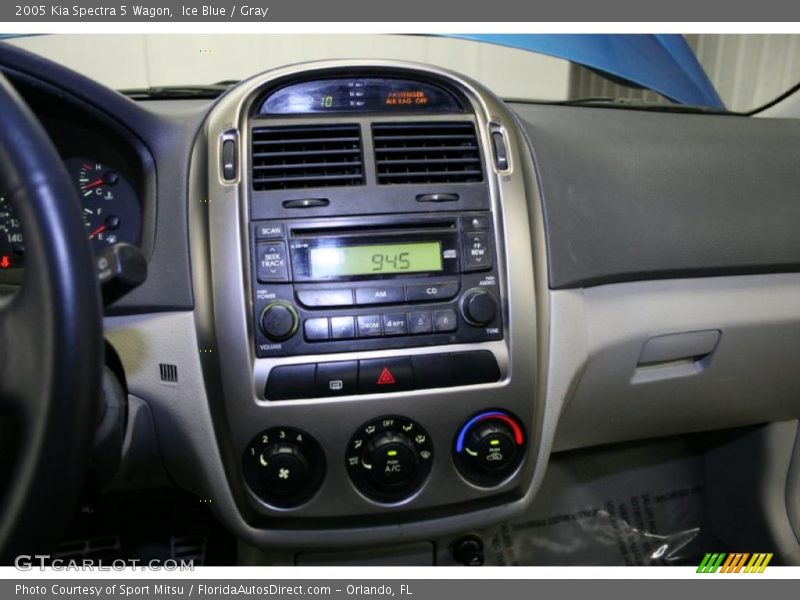 Ice Blue / Gray 2005 Kia Spectra 5 Wagon