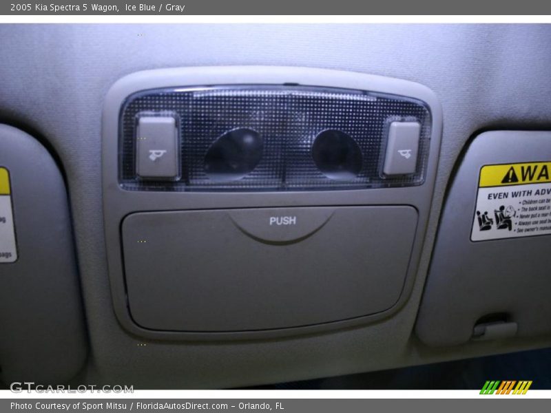 Ice Blue / Gray 2005 Kia Spectra 5 Wagon