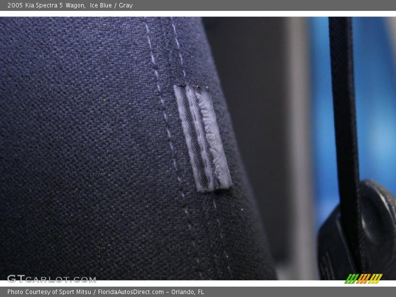 Ice Blue / Gray 2005 Kia Spectra 5 Wagon