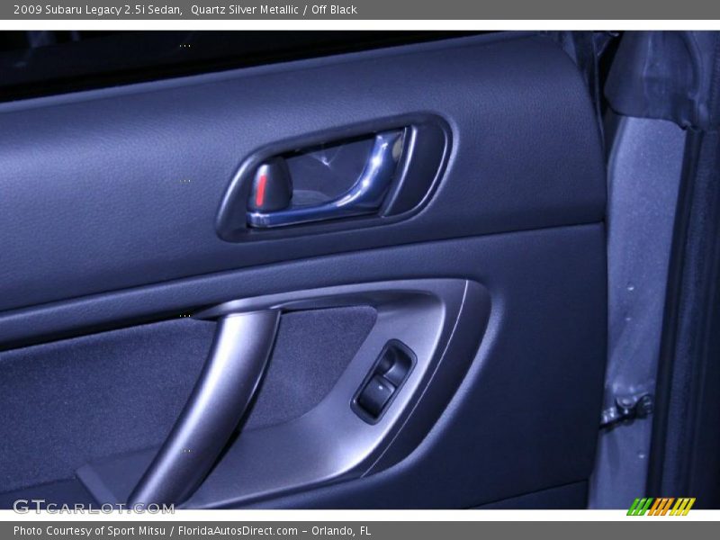Quartz Silver Metallic / Off Black 2009 Subaru Legacy 2.5i Sedan