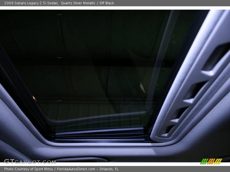 Quartz Silver Metallic / Off Black 2009 Subaru Legacy 2.5i Sedan