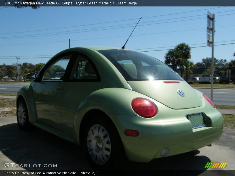 Cyber Green Metallic / Cream Beige 2005 Volkswagen New Beetle GL Coupe