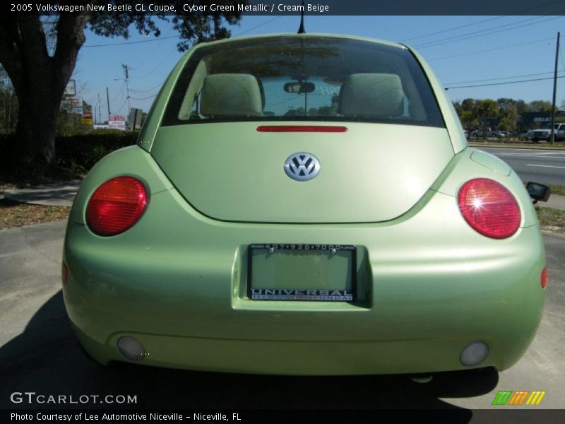 Cyber Green Metallic / Cream Beige 2005 Volkswagen New Beetle GL Coupe