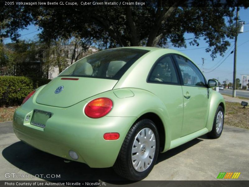 Cyber Green Metallic / Cream Beige 2005 Volkswagen New Beetle GL Coupe