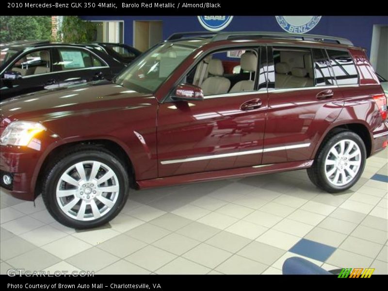 Barolo Red Metallic / Almond/Black 2010 Mercedes-Benz GLK 350 4Matic