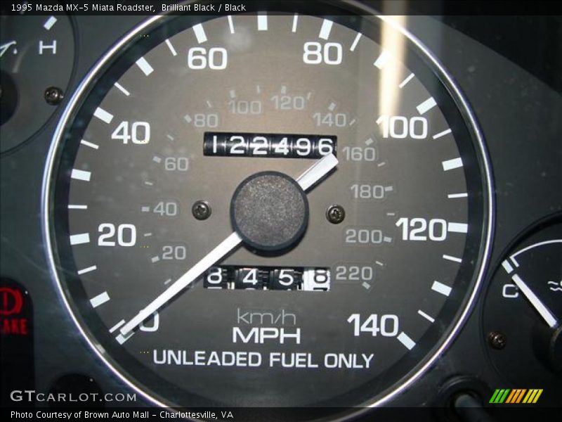 Brilliant Black / Black 1995 Mazda MX-5 Miata Roadster