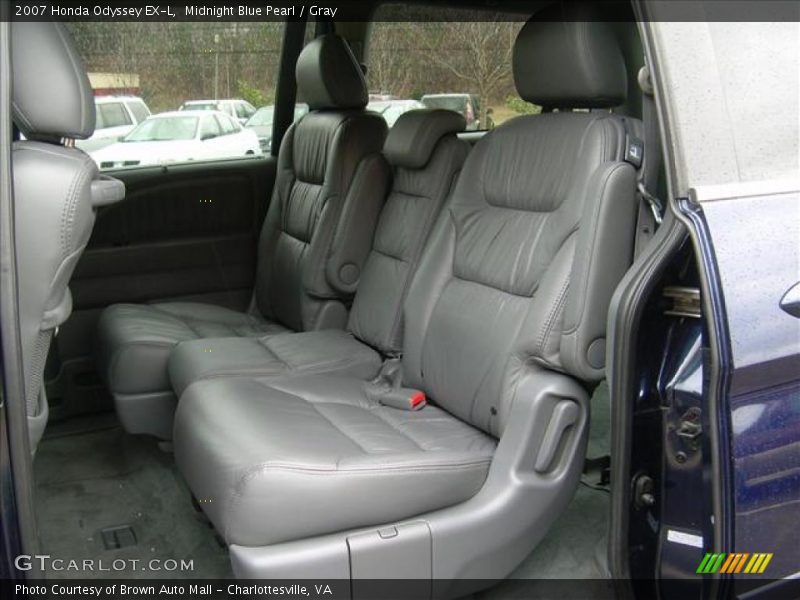 Midnight Blue Pearl / Gray 2007 Honda Odyssey EX-L