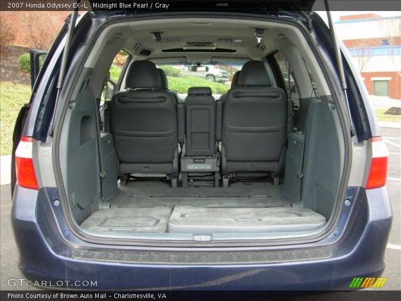 Midnight Blue Pearl / Gray 2007 Honda Odyssey EX-L
