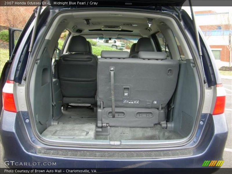 Midnight Blue Pearl / Gray 2007 Honda Odyssey EX-L