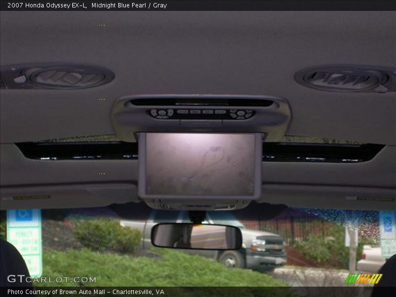 Midnight Blue Pearl / Gray 2007 Honda Odyssey EX-L