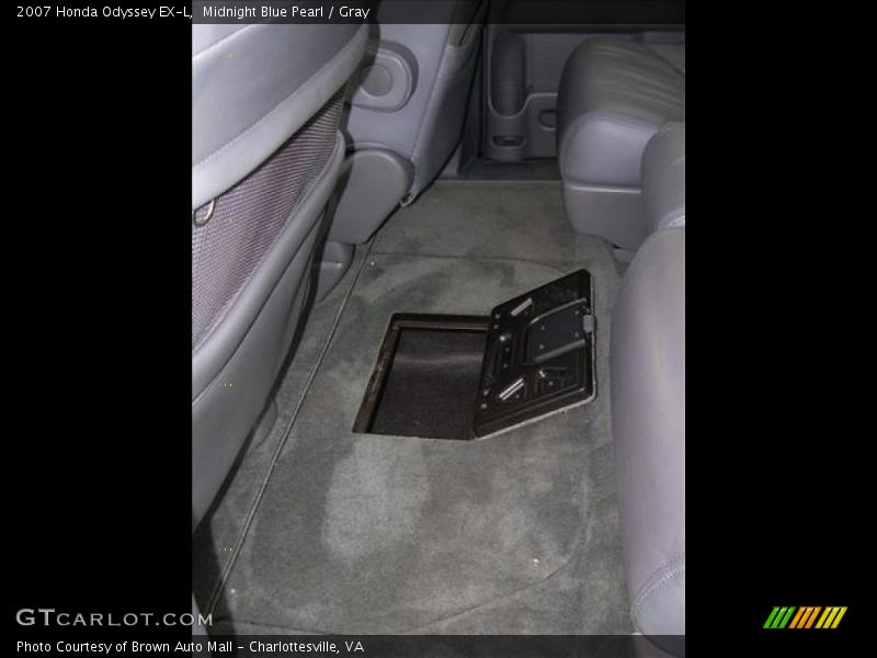 Midnight Blue Pearl / Gray 2007 Honda Odyssey EX-L