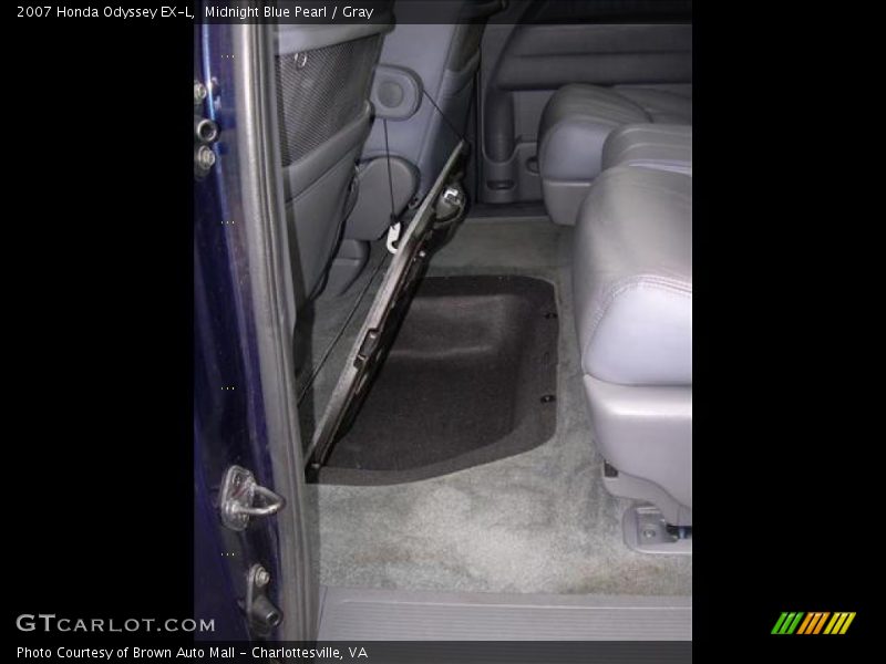 Midnight Blue Pearl / Gray 2007 Honda Odyssey EX-L