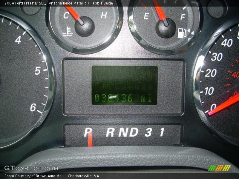 Arizona Beige Metallic / Pebble Beige 2004 Ford Freestar SEL