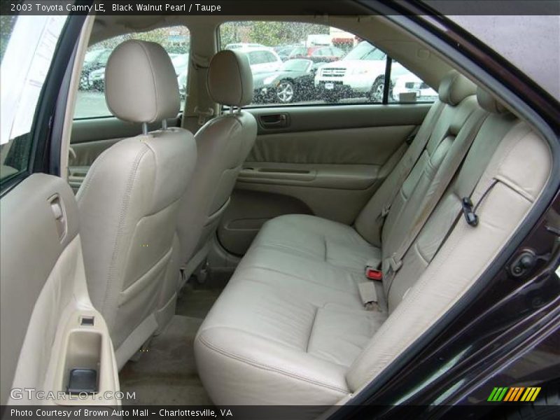 Black Walnut Pearl / Taupe 2003 Toyota Camry LE