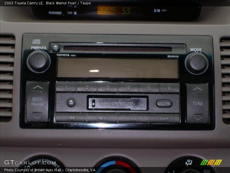Black Walnut Pearl / Taupe 2003 Toyota Camry LE
