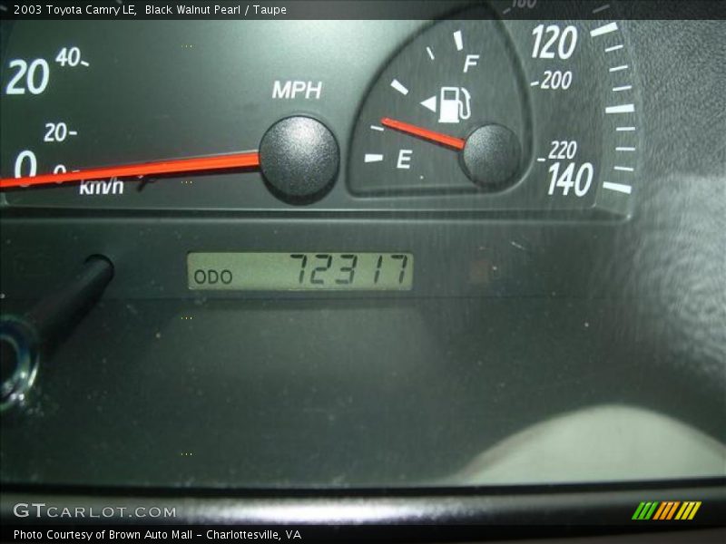 Black Walnut Pearl / Taupe 2003 Toyota Camry LE