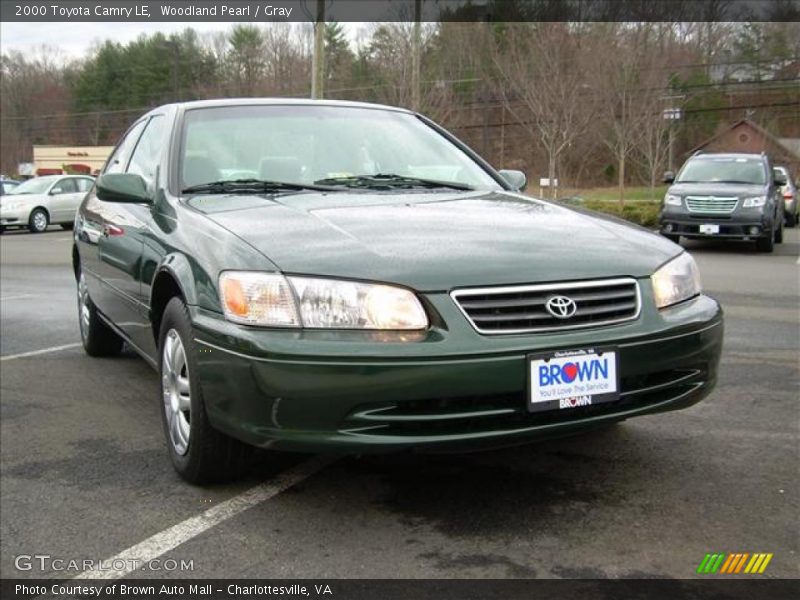 Woodland Pearl / Gray 2000 Toyota Camry LE