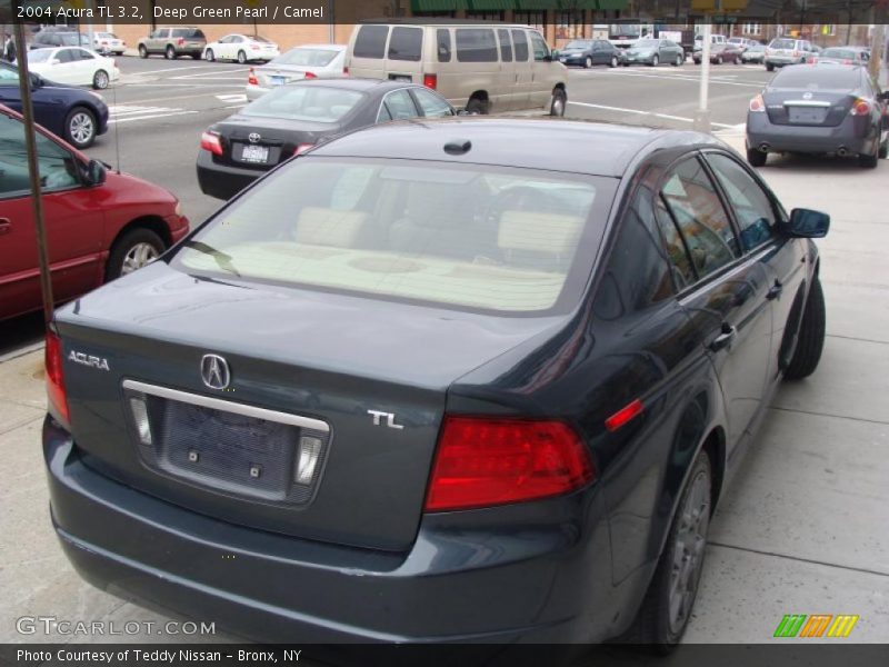 Deep Green Pearl / Camel 2004 Acura TL 3.2