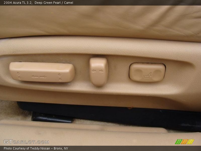 Deep Green Pearl / Camel 2004 Acura TL 3.2