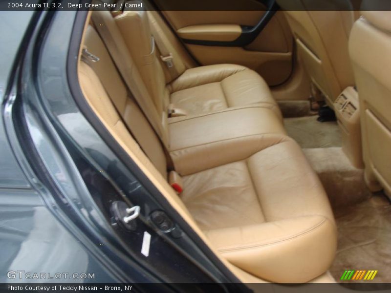 Deep Green Pearl / Camel 2004 Acura TL 3.2