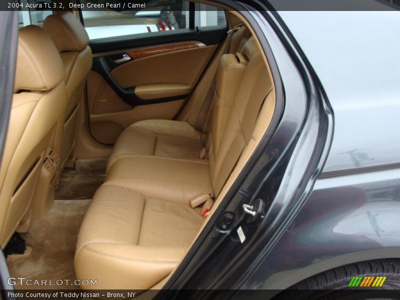 Deep Green Pearl / Camel 2004 Acura TL 3.2
