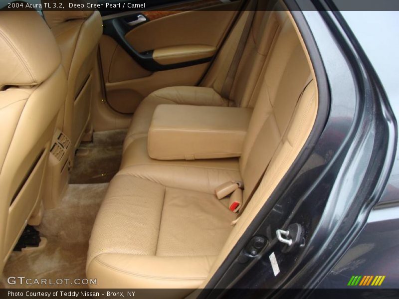 Deep Green Pearl / Camel 2004 Acura TL 3.2